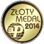 Złoty medal 2014 ITM za Laser Powercut 8kW